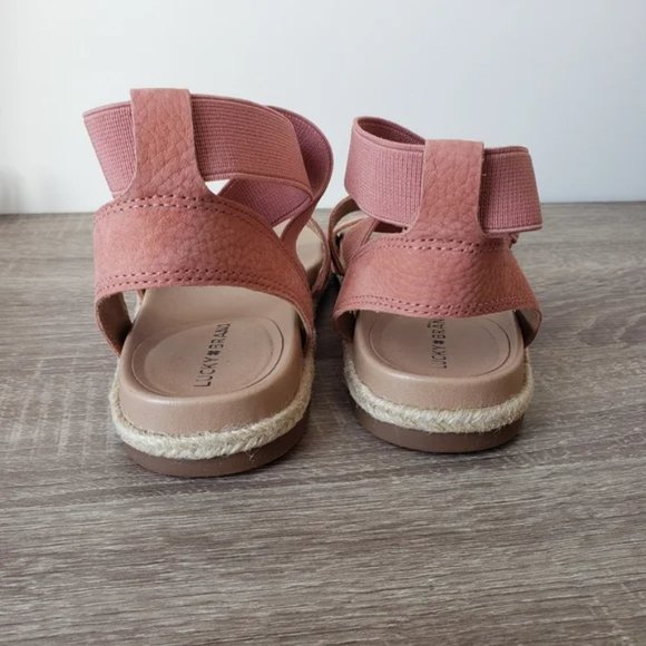 Lucky brand Dilane casual strappy sandals 6.5 terracotta - Picture 3 of 4